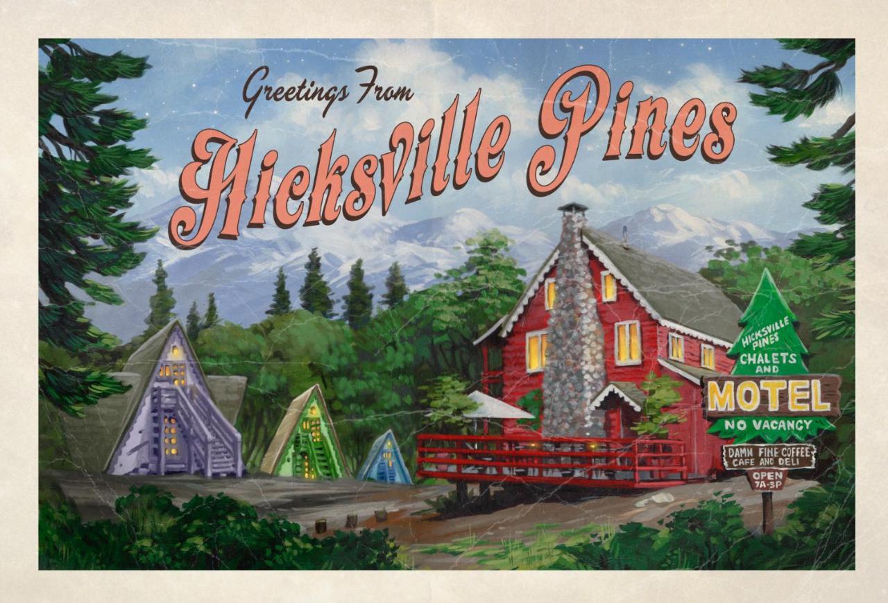 Hicksville Pines Chalets & Motel Айділлвайлд Екстер'єр фото
